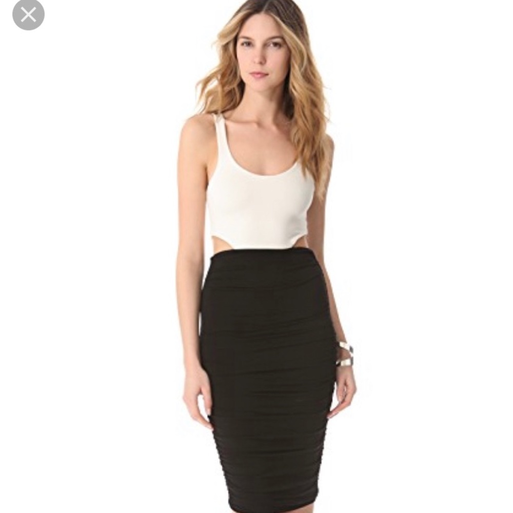 LRK Ruched Cut Out Dress